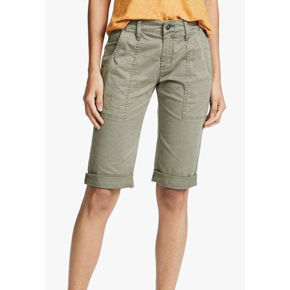 Hudson The Leverage Mid Rise Cargo Shorts Forester Utility Casual Summer Size 25